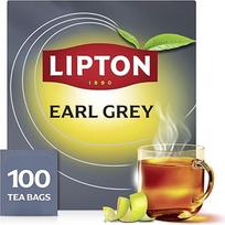 "Lipton" arbata, juodoji arbata, "Earl Grey", turtingo skonio ir aromato, sertifikuota "Rainforest Alliance", augalinės kilmės arbatos maišeliai, pakuotė po 1, 100 arbatos maišelių