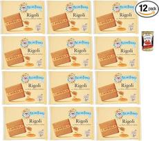 "Mulino Bianco Rigoli" sausainiai su itališku medumi "Miele Millefiori Italiano", sausainiai su itališku medumi "Millefiori", sausainiai sausainiai, 12 x 800 g + "Italian Gourmet Polpa" 400 g