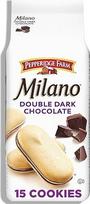 "Pepperidge Farm Milano" dvigubi juodojo šokolado sausainiai - 7,5 oz
