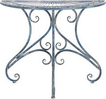 "Safavieh" modernus metalinis lauko staliukas, Moss Blue