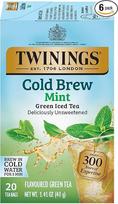 "Twinings Cold Brew Green Tea" žalioji arbata su mėtomis (6 x 20 maišelių)