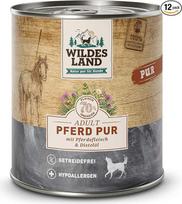 "Wildes Land" drėgnas maistas šunims su laukinėmis žolelėmis ir erškėtuogių aliejumi, be glitimo, su papildoma mėsa, geriausiai priimamas ir suderinamas