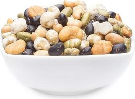 1 x 5 kg užkandis iš Edame sojų pupelių ir žirnių, skrudintų, sūdytų, 28 % baltymų, vegetariškas, veganiškas, be laktozės