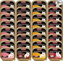animonda Vom Feinsten Adult Cat Food, drėgnas ėdalas suaugusioms katėms, mėsos įvairovė su paukštiena, 32 x 100 g