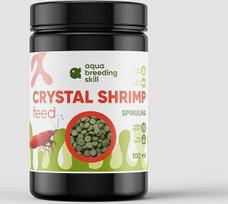 AquaBreedingSkill Spirulina Fish Food Aquarium 100 ml - krevečių maisto tabletės krevetėms, šamų pašarų tabletės, dirvožemio maistas akvariume šamams, sraigėms ir bestuburiams