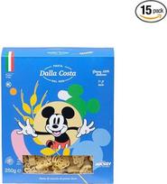Dalla Costa Mickey & Friends Italijoje pagaminta kietųjų kviečių manų kruopų košė Ekonominė pakuotė 15 x 250 g