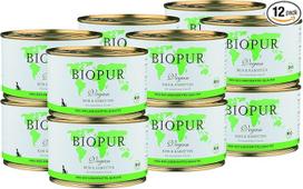 Ekologiškas maistas šunims Vegan, ryžiai ir morkos šunims 12 x 400 g, 100 % ekologiškas maistas