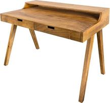 riess-ambiente.de Solid Secretary Monsoon 120 cm Mango medžio stalas, unikalus biuro stalas iš medžio masyvo