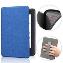 TPU Colorsoft dėklas su rankos atrama Funda skirtas Kindle Paperwhite 2024 7 colių (12 karta) ežero mėlyna spalva