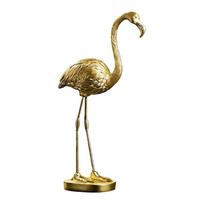 Flamingo Statulėlės Modernūs Namų Dekorai Dervos Flamingo Paukščio Skulptūrėlės Ornamentas Flamingo Tropikai Pakrančių Darbalaukio Dekorai