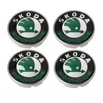 2025 Nauji 4 vnt. 55/65mm Automobilio Emblema Ratų Centrinės Stebulės Dangteliai Skoda Octavia Kodiaq Enyaq iV Kamiq Scala Superb Fabia Yeti Vi