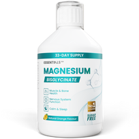 Essentials 100 Magnesium Bisglycinate - skystas magnio bisglicinatas nervų sistemai ir raumenims, 500 ml