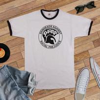 SHARP - RINGER T-SHIRT (FOL Prekinio ženklo SKINHEADS AGAINST RACIAL PREJUDICE Ska Odos Lipdukas) Unisex marškinėliai M