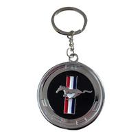 Automobilio lipdukas 3D metalinis automobilio raktų pakabukas Ford Focus 2 3 Mustang Shelby Mondeo GT F150 Everest Cobra gyvatės lipdukas Raktų pakabukas Grandinėlė Dėklas