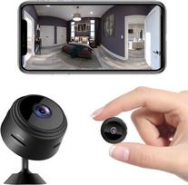Mini šnipinėjimo kamera - Kvepalų lempa - 1080P - Wifi - Judesio aptikimas - Juoda juoda