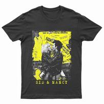 Sid And Nancy Love Punk Band Cotton Black All Size Men Women Shirt Unisex T-Shirt S