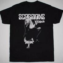 SCORPIONS IN TRANCE MARŠKINĖLIAI Trumpomis rankovėmis Juodi Visų dydžių Marškinėliai dovanai Unisex T-shirt S