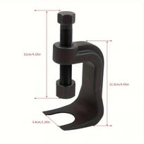Universalus 25112 rutulinio šarnyro atskirėjas Rutulinio šarnyro nuėmimo įrankis Rutulinio šarnyro traukiklis Įrankių rinkinys Automobiliams Sunkvežimiams Visureigiams juoda