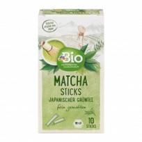 DM Bio Japonijos žaliosios arbatos matcha lazdelės 10 vnt. pakuotė (20g)