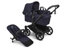 Universalus vežimėlis Bugaboo Donkey 6 MONO 2in1 Deep indigo/Deep indigo/black frame