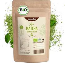 "Achterhof" ekologiškos žaliosios arbatos "Matcha" milteliai 250 g Latte arbatai, natūralūs ir veganiški