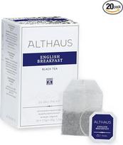 "Althaus Deli Pack English Breakfast St. Andrews" 20 x 1,75 g ⋅ Juodoji arbata klasikiniame arbatos užpilo maišelyje