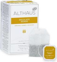 "Althaus Delicate Herbs Tea" 20 x 1,75 g ⋅ Ekologiška vaistažolių arbata klasikiniame arbatos užpilo maišelyje ⋅ Delikatesinė pakuotė