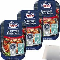 "Appel Gourmet" midijos pomidorų padaže, 3 vnt. (3 x 100 g skardinė) + usy Block
