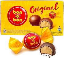 "Arcor bon-o-bon" originalūs šokoladiniai saldainiai su traškiu vafliu ir žemės riešutų kremo įdaru, Argentina, dėžutė 270 g, 270 g