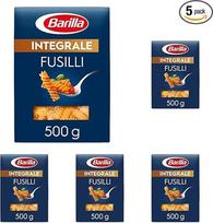 "Barilla Pasta Integrale Fusilli" - viso grūdo kietųjų kviečių manų kruopų makaronai su natūraliomis skaidulomis, 500 g (5 vnt.)