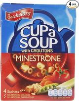 "Batchelors" puodelis sriubos su kruopomis "Minestrone" 4 maišeliai po 94 g (9 vnt.)