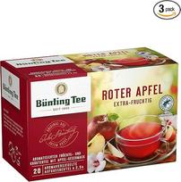 "Bünting Tee Red Apple 6 Pack" - Vaisių arbata - 6 x 20 arbatos maišelių