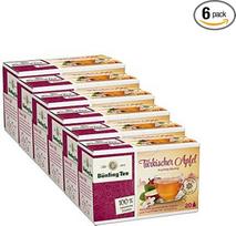 "Bünting Tee Turkish Apple" 6 pakuotės - vaisių arbata "Fruity Floral" - 6 x 20 arbatos maišelių
