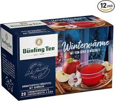 "Bünting Tee Winter Warmth", 12 vnt. - žiemos ir vaisių arbata su prieskonių natomis - 12 x 20 arbatos maišelių