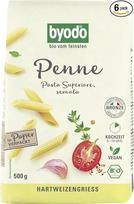 "Byodo Penne hell", 6 vnt. - ekologiški pilno grūdo makaronai, aukštos kokybės itališki makaronai, natūralūs, ekologiški ir veganiški, idealiai tinka makaronų patiekalams, masinė pakuotė, skirta tiekėjams ir dideliems vartotojams