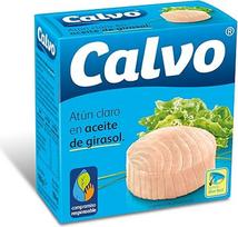 "Calvo" geltonpelekis tunas saulėgrąžų aliejuje - 160 g neto