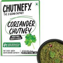 "Chutnefy Coriander Chutney" 75g Skanus ir paruoštas valgyti per 5 sekundes, be konservantų ir priedų