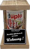 "Duplo" užraktas - avarinis rezervas - metalinės grotelės - sveikiname su naujaisiais namais - namo įkurtuvių dovana - mielos juokingos medinės dovanų idėjos vyrams moterims