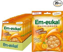 "Em-eukal Gummidrops" imbiero apelsinas su vitaminu C, kramtymo malonumas, 20 vnt. (20 x 90 g)