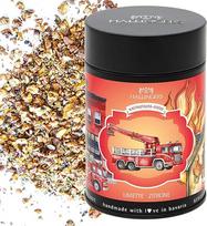 "Hallingers Fire Brigade Iced Tea" - šalta vaisinė arbata berniukams ir vaikams Šalta ir šilta laima citrina (skardinė) - dovana vasarą ir puiki kepsnių dovana gimtadienio proga
