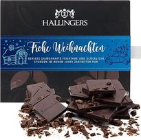 "Hallingers Frohe Weihnachten" - veganiškas šokoladas - rankų darbo, be alkoholio (dėžutė) - velykinės dovanos Velykų krepšelis Velykų kiaušiniai ir velykinės dekoracijos | Sveikinimai Ačiū