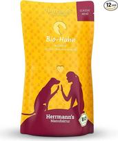 "Herrmanns Chicken Menu 1" su soromis, topinambūrais, cukinijomis, 130 g ekologiško pašaro šunims, 12 vnt. (12 x 0,13 kg)