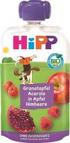 "HiPP Organic" vaikams "HiPPiS Fruit Plus" granatų vaisiai Acerola su obuoliais ir avietėmis - "Ben Beagle", 100 g, 8 pakuotės (8 x 100 g)