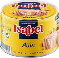 "Isabel" tunas saulėgrąžų aliejuje - 260 g