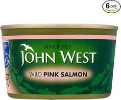 "John West" laukinė rausvoji lašiša (213 g) - 6 vnt. pakuotė