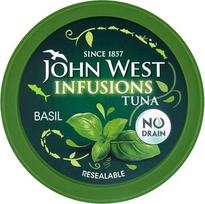 "John West" tuno užpilas su bazilikais 80g