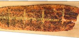 "Klaassen Flame Salmon", lašišos filė su pipirais, česnakais ir citrina, 1000 g