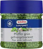 "Kotanyi Gourmet" žalieji pipirai, džiovinti šaltyje kaip šviežias derlius, švelniai aštrūs, šiek tiek vaisiniai, 400 ml