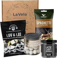 "La Vela Genusswelten" saldymedžio dovanų rinkinys, saldymedžio patiekalai, 4 rūšys, 605 g, degustacinis rinkinys