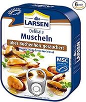 "Larsen MSC Shells" rūkytos buko malkos 110g (6 vnt.)